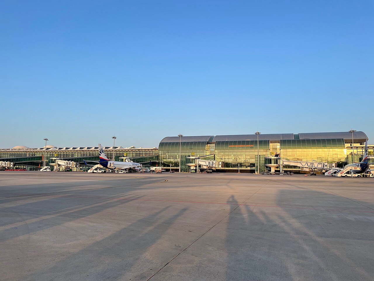 International terminal at İzmir Adnan Menderes Airport